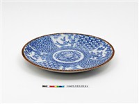 藏品(青花印花松竹紋盤)的圖片