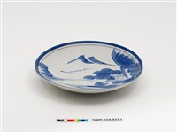 藏品(青花山水紋盤)的圖片