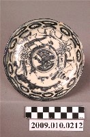 藏品(青花山水鶴紋盤)的圖片