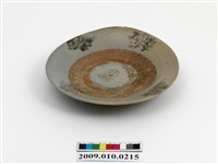 藏品(青花印花花卉紋盤)的圖片