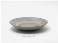 藏品(青花印花團花紋盤)的圖片