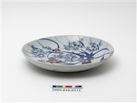 藏品(青花釉裡紅喜鵲梅紋盤)的圖片