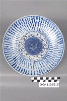 藏品(青花彩繪如意雲紋盤)的圖片