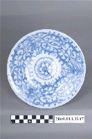 藏品(青花彩繪菊花紋盤)的圖片