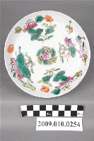 藏品(釉上彩繪花卉紋盤)的圖片