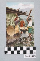 藏品(搗米的泰雅族男女)的圖片