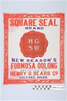 藏品(方印牌新上市福爾摩沙烏龍茶茶箱標籤)的圖片