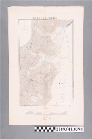 藏品(臺灣總督府殖產局出版〈一萬五千分一九棚背斜軸地形及地質精查圖〉)的圖片