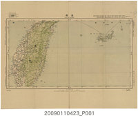 藏品(大日本帝國陸地測量部發行〈百萬分一東亞輿地圖－臺南〉)的圖片