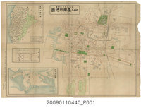 藏品(中島新一郎編纂〈六千分一昭和八年十月調查地番入臺南市地圖〉)的圖片