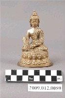 藏品(金屬製藥師佛神像)的圖片