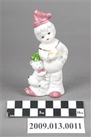 藏品(彩繪描金孩童與小熊陶瓷玩偶)的圖片