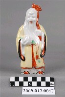 藏品(彩釉壽星神像瓷偶)的圖片