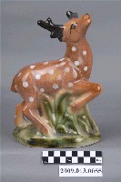 藏品(臺灣鶯歌窯梅花鹿裝飾陶瓷)的圖片