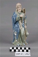 藏品(彩繪持杖耶穌瓷偶)的圖片