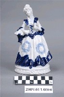 藏品(青花西洋仕女瓷偶)的圖片