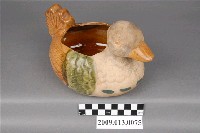 藏品(鴨子造型陶瓷花盆)的圖片