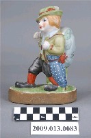 藏品(彩繪登山男士陶瓷人偶)的圖片