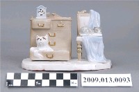 藏品(彩繪居家貓狗造型擺飾)的圖片