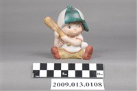 藏品(彩繪棒球孩童陶瓷玩偶)的圖片