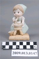 藏品(粉彩烹飪孩童陶瓷娃娃)的圖片