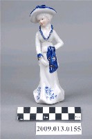 藏品(青花西洋貴族仕女瓷偶)的圖片