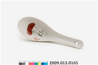 藏品(紅釉人物像湯匙)的圖片