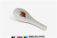 藏品(彩釉花卉紋湯匙)的圖片