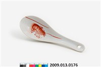 藏品(紅釉蝦紋湯匙)的圖片