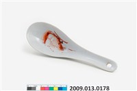 藏品(紅釉蝦紋湯匙)的圖片