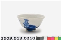藏品(青花船帆海景紋小杯)的圖片