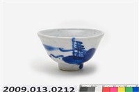 藏品(青花船帆海景紋小杯)的圖片