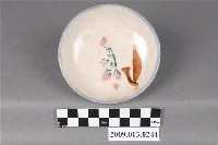 藏品(釉下多彩手繪花卉紋碟)的圖片
