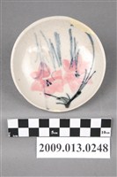 藏品(青花粉紅彩花卉紋碟)的圖片