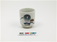 藏品(吹繪鶴紋高杯)的圖片