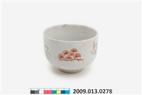 藏品(轉印金彩鶴紋茶杯)的圖片