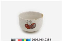 藏品(轉印紅彩羅漢茶杯)的圖片