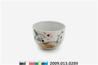 藏品(青花粉紅彩茶杯)的圖片