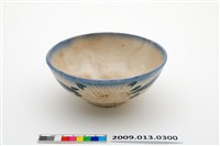 藏品(彩繪印花花葉紋碗)的圖片