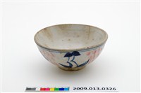 藏品(青花粉紅彩花卉紋碗)的圖片