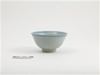 藏品(淡藍釉花卉魚紋淡青碗)的圖片