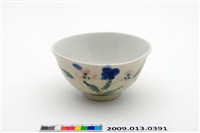 藏品(彩繪花卉紋黃釉碗)的圖片