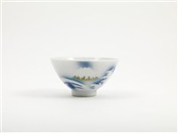 藏品(青花褐彩富士山景紋碗)的圖片