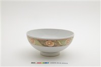 藏品(彩瓷黃閃光釉十瓣花紋大碗)的圖片