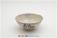 藏品(彩瓷黃釉康乃馨印花紋碗)的圖片