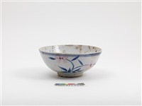 藏品(青花粉紅彩蘭花紋碗)的圖片
