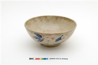 藏品(青花粉紅彩蘭花紋碗)的圖片