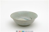 藏品(彩繪雙鶴紋碗)的圖片