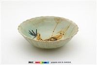 藏品(彩繪蝦紋花口瓷碗 )的圖片