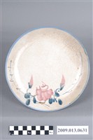 藏品(釉下多彩花卉紋盤)的圖片